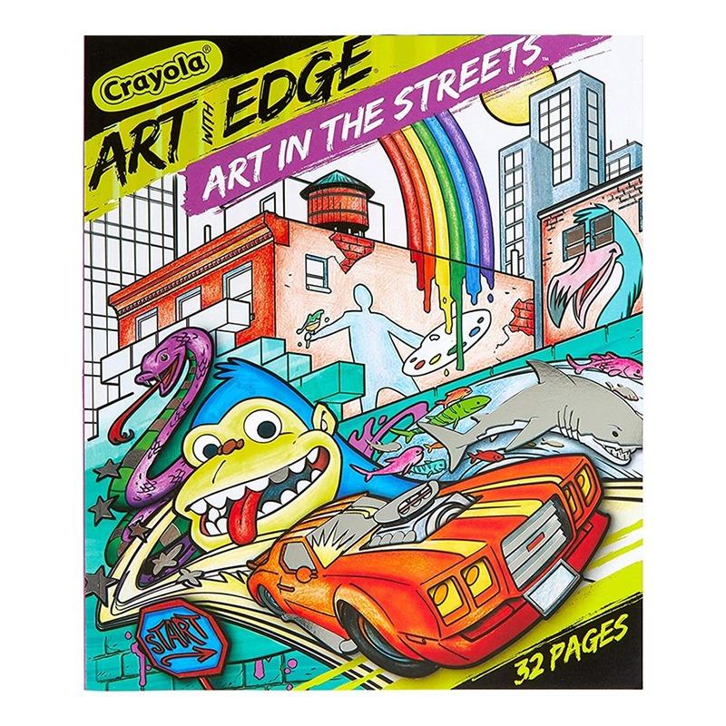 كرايولا - كتاب تلوين آرت ويذ إيدج فن الشوارع - 32 صفحة