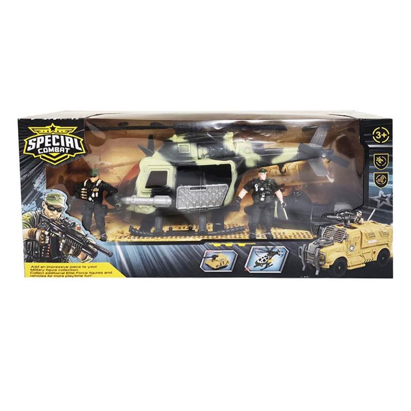 Special Compat Military Helicopter Playset