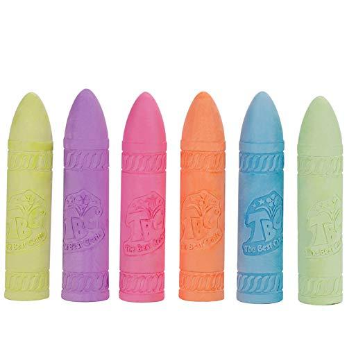 مجموعة ألوان النيون الشمعية - 6 ألوان