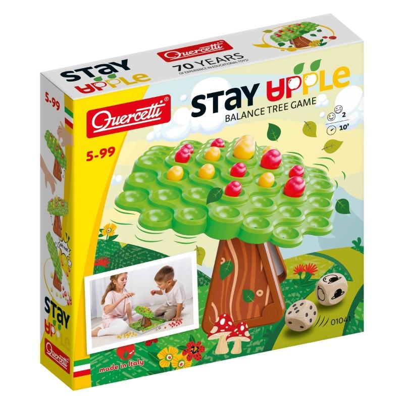 Quercetti Stay Apple Balance Tree Learn Weight Game