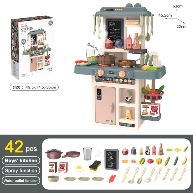 Baby Good 42 Pieces Kitchen Set With Sounds And Lights--Multiple colors