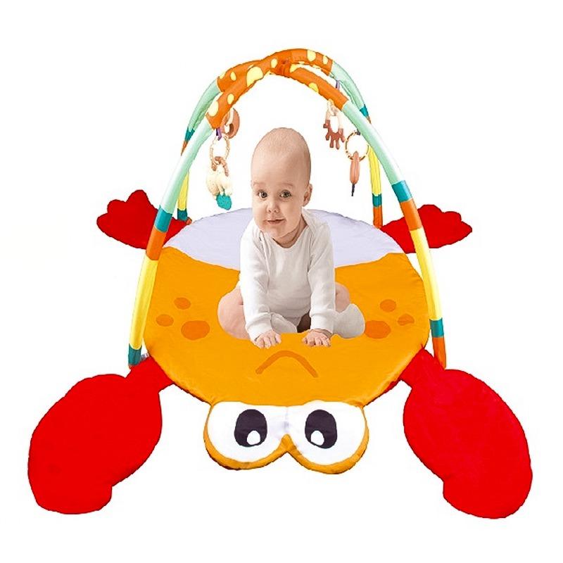 مركز الأنشطة وسجادة اللعب بتصميم سلطعون