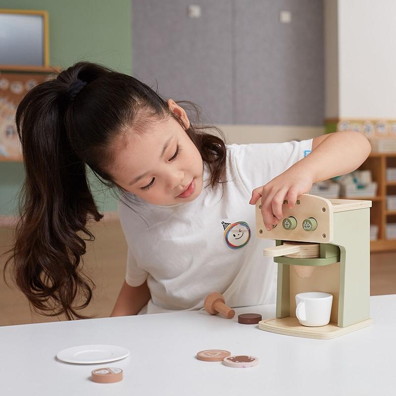 VIGA PolarB Wood Coffee Machine with Accessories