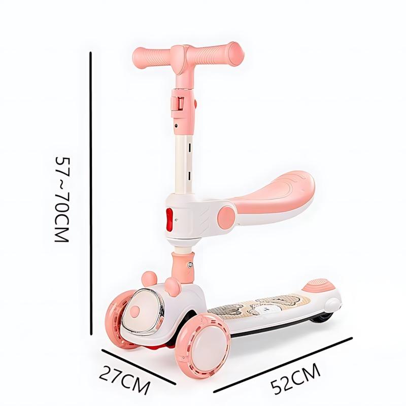 HLBB 2 In 1 Kids Scooter - Pink