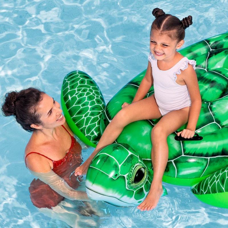 Bestway Turtle Water Pillow Green 153 x 140 x 38 cm