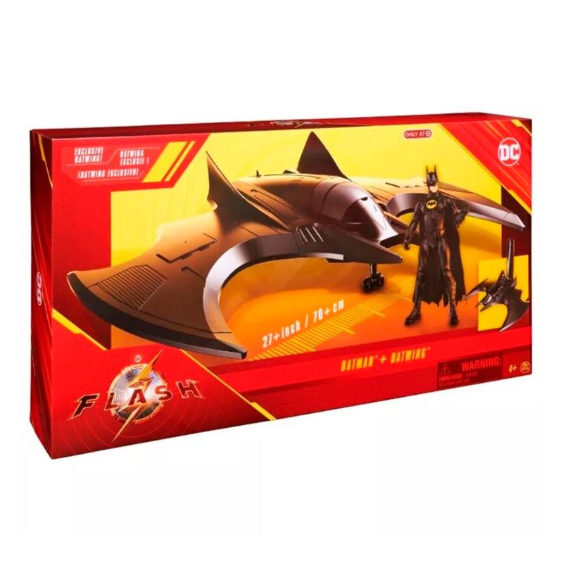 DC Flash Movie Batwing w/Batman Figure 12 Inch