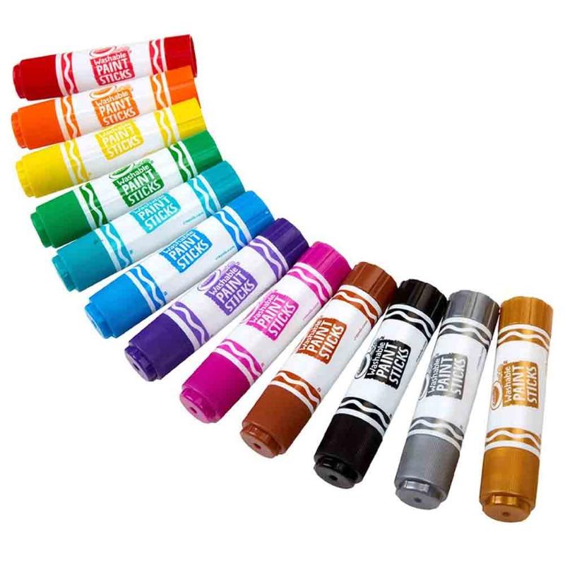 كرايولا - مجموعة الألوان سريعة الجفاف قابلة للغسل 12 قطعة