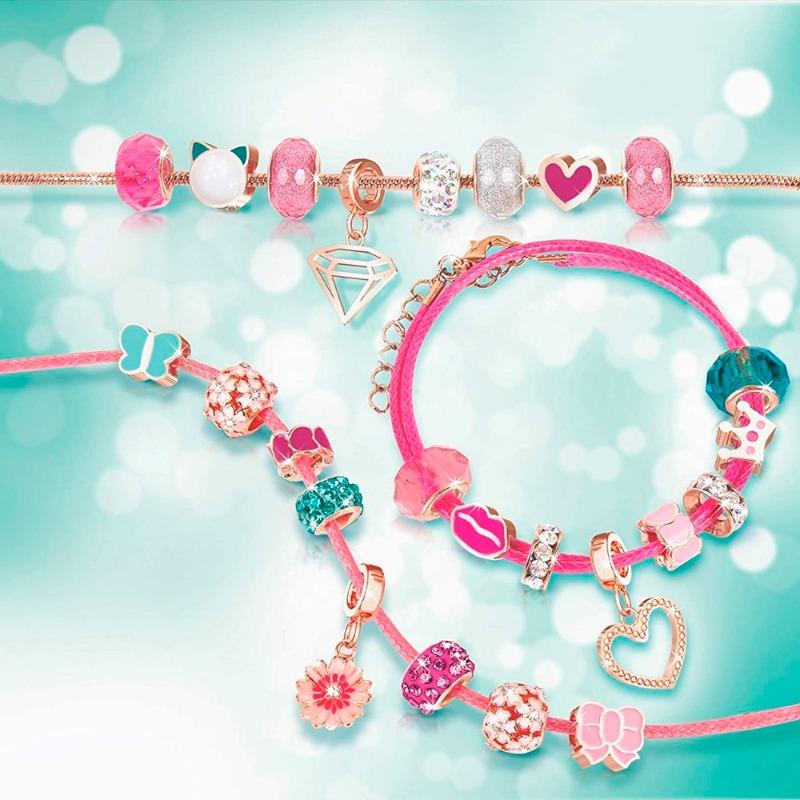 Make It Real Halo Charms Bracelets Think Pink