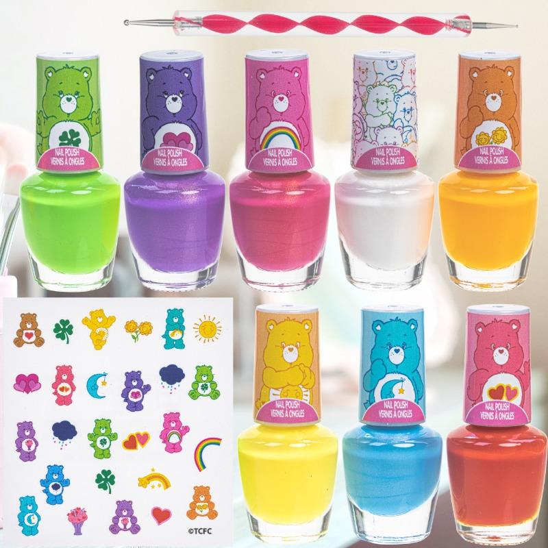 كير بيرز مجموعة طلاء الأظافر 8 لون تيدي بير