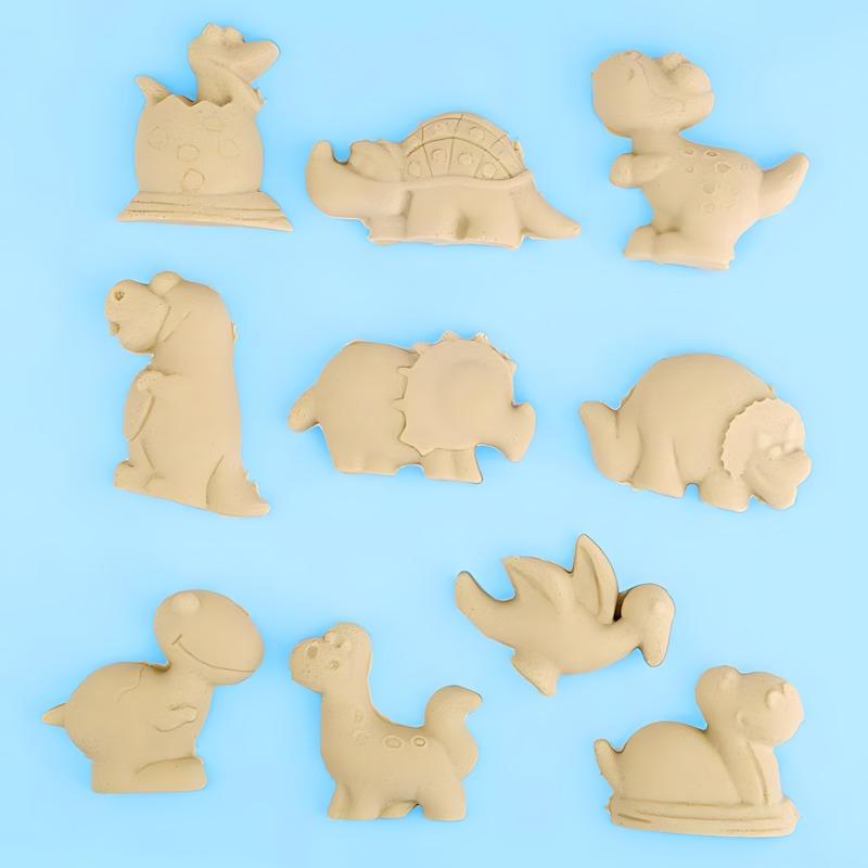 موشن ساند - مجموعة حقيبة تشكيل عالم الديناصورات بالرمل