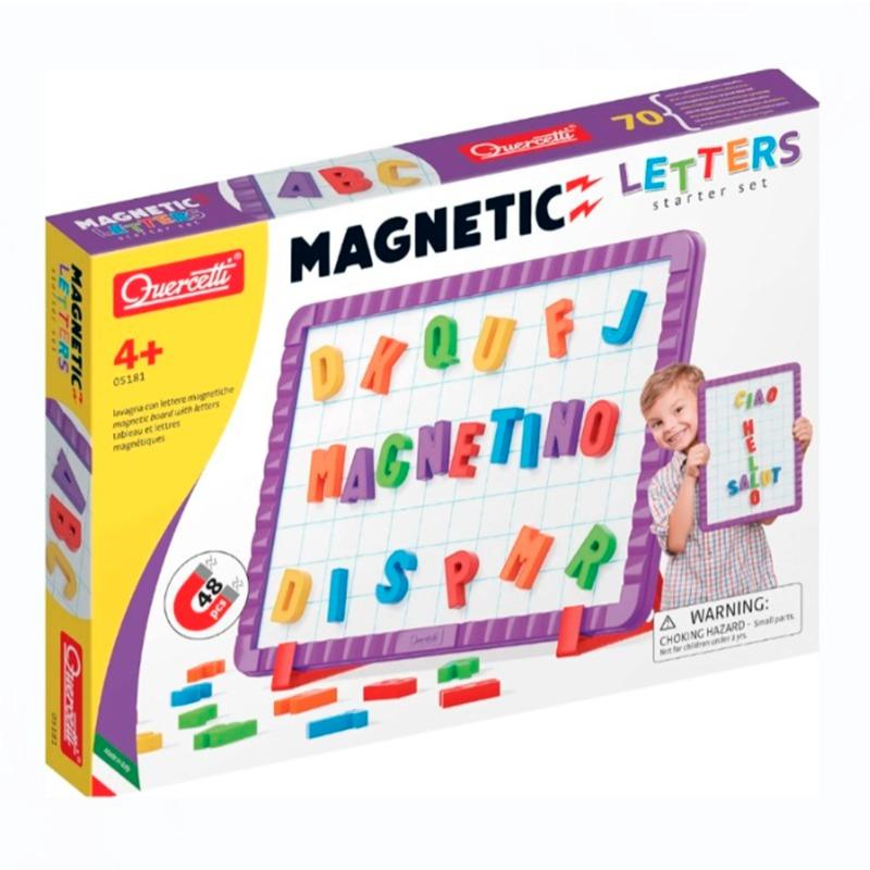 Quercetti Basic Letter Set for Magnetic Whiteboard-48 Piece
