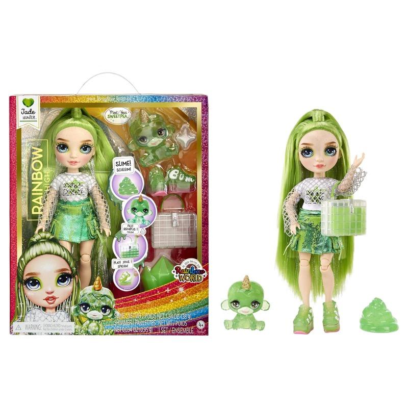 Rainbow High Classic Fashion Doll Jade With Slime - Green