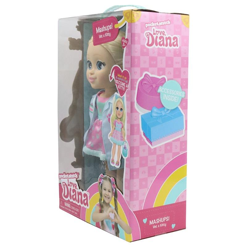 Love Diana Mashup Vet Kitty S3 Doll - 13 Inch