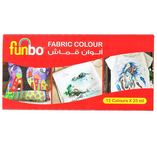 Funbo Fabric Color with Brushes Bundle