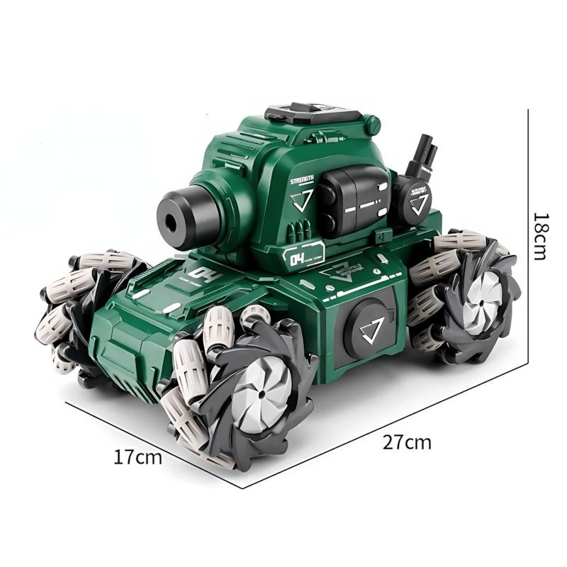سي اكس ال - دبابة تانك بومب المائية بجهاز تحكم عن بعد لون أخضر