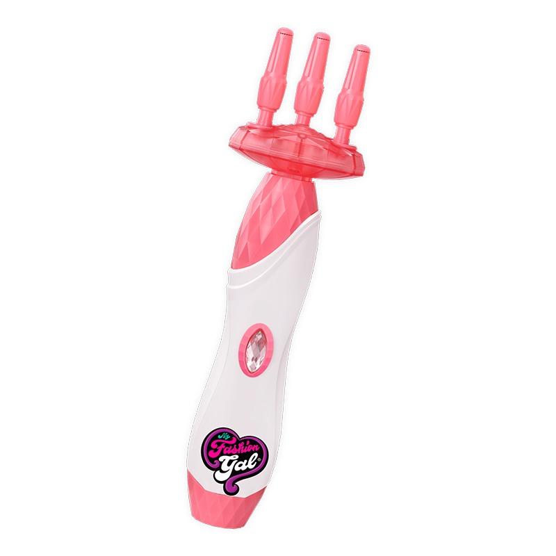 My Fashion Gal hair Braiding Device with Colorful Hair Beads