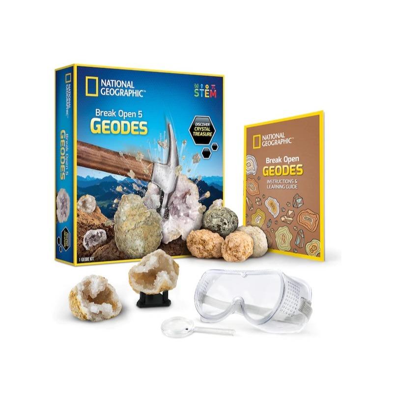 National Geographic Break Open 5 Geodes