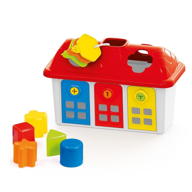 Dolu - Shape Sorter Happy House With Lockable Doors