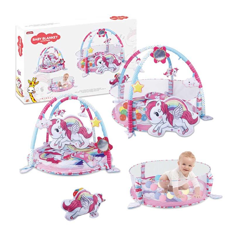 حصيرة الأنشطة الرياضية تومي مات للاطفال بتصميم يونيكورن