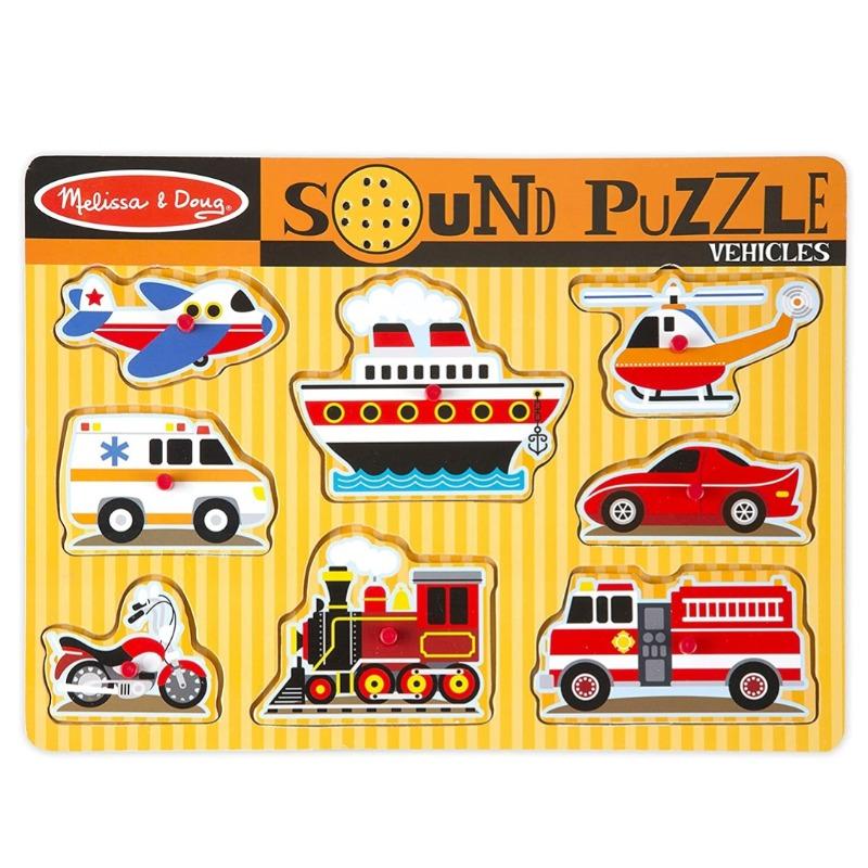 Melissa and Doug Vehicles Sound Puzzle
