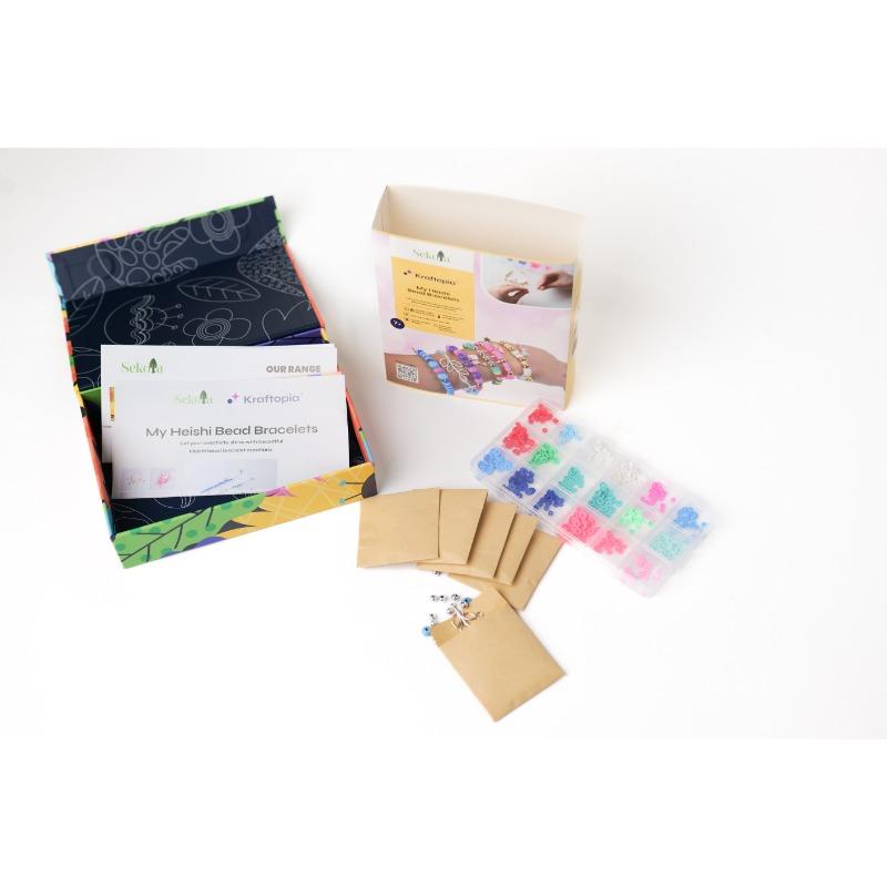 Sekoia My Heishi Bead Bracelets - Jewelry Making Craft Set