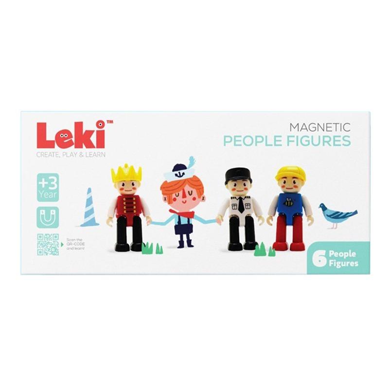 Leki Magnetic People Figures 6 Pcs