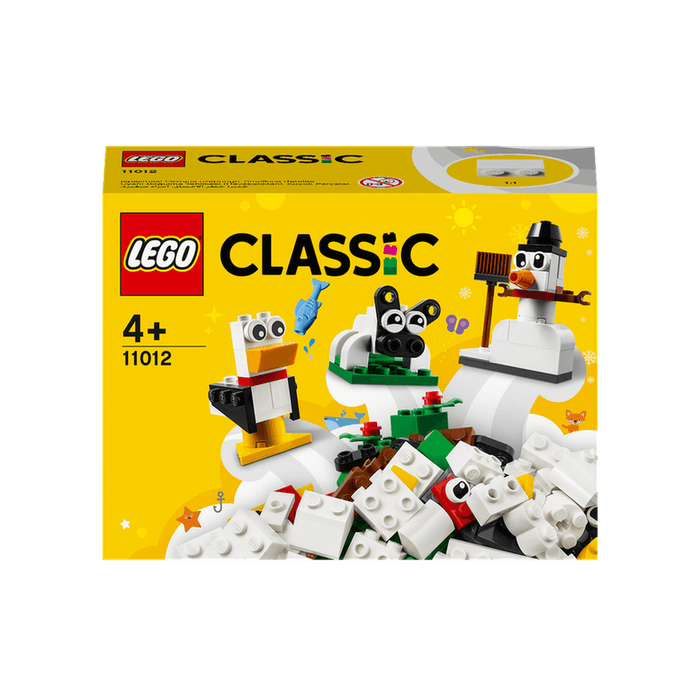 ليجو كلاسيك - كتل بناء الطوب الأبيض الإبداعي