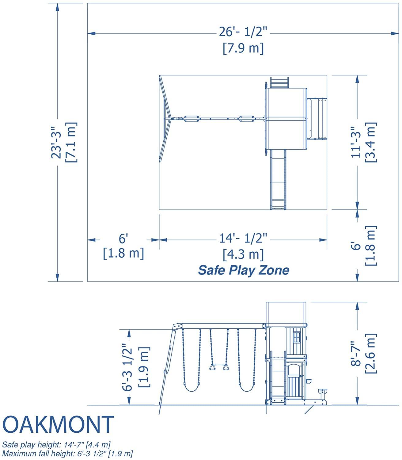Backyard Discovery Oakmont Swing Set