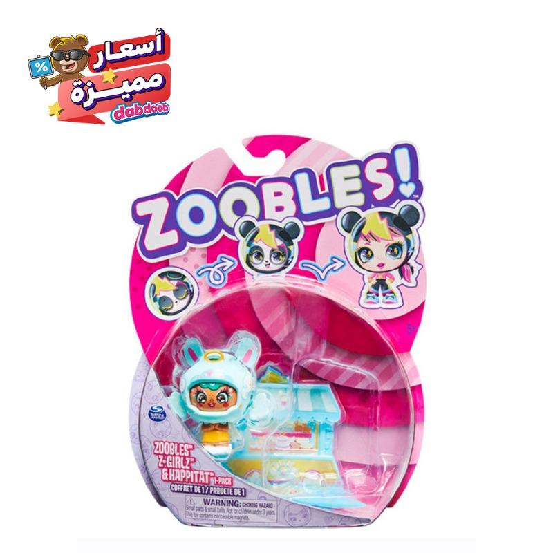 Zoobles Z-Girlz Snowfie Figure With Happitat