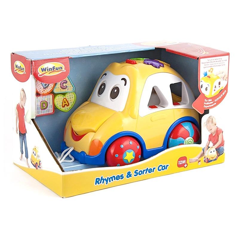Winfun Rhymes And Sorter Car - Yellow