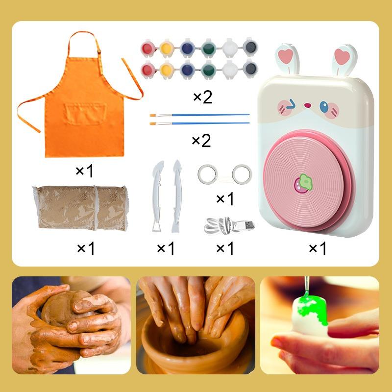 آلة صنع الفخار بتصميم الأرنب