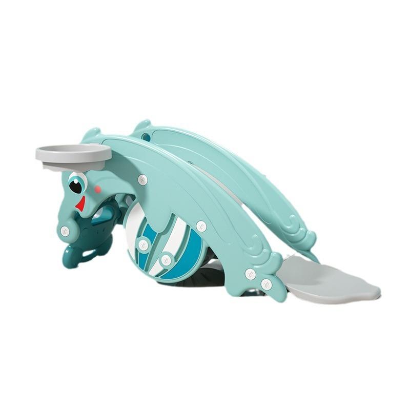 Gosport Frog Ride on And Slide - Green