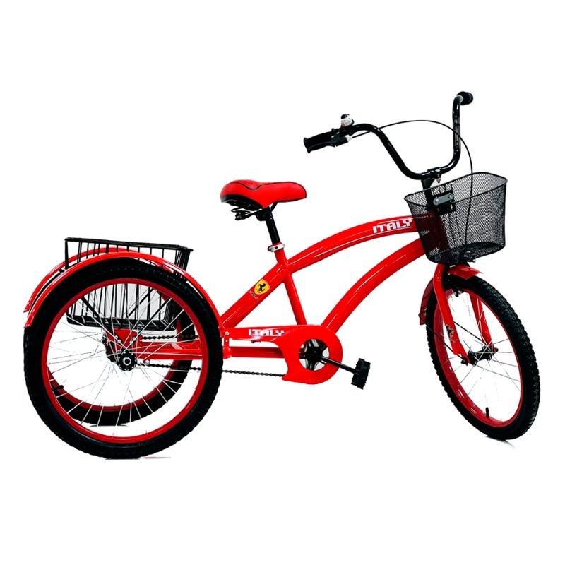 Tricycle With Basket - 20 Inch