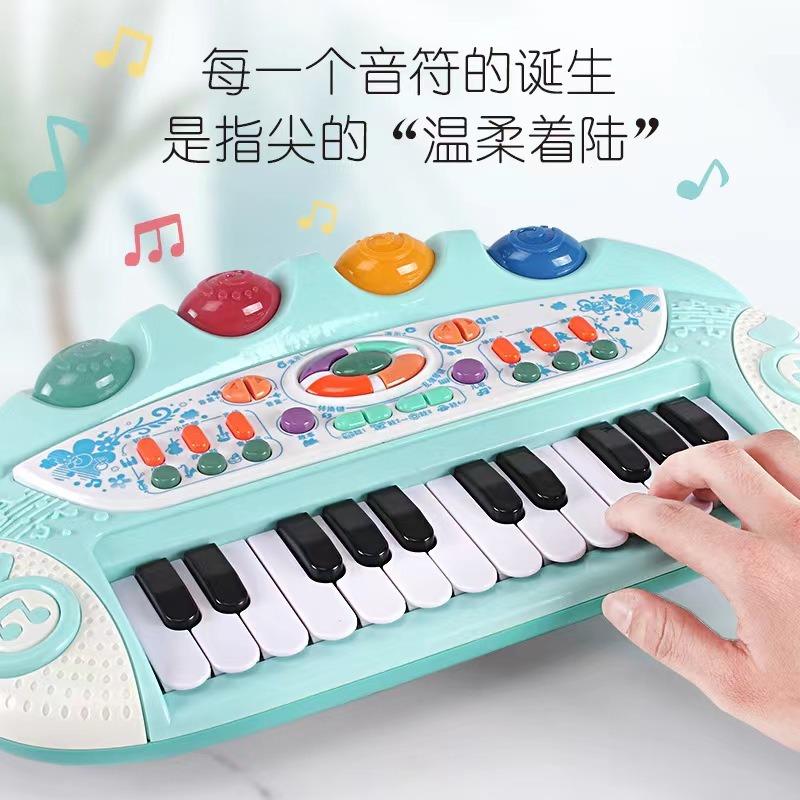 Musical piano blue