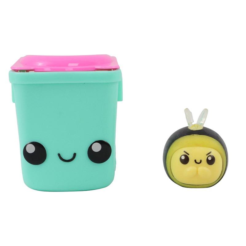 Recycling container with surprise - assorted shapes