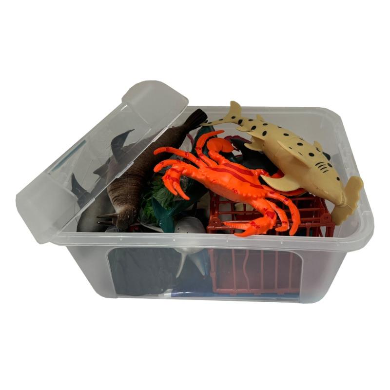 مجموعة حيوانات المحيط عدد 16 قطعة