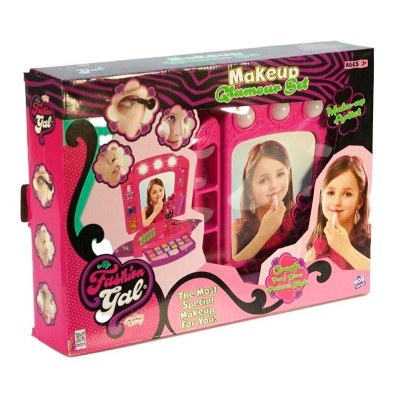 حزمة ماي فاشون جال طباشير الشعر + مجموعة مستحضرات التجميل جلامور