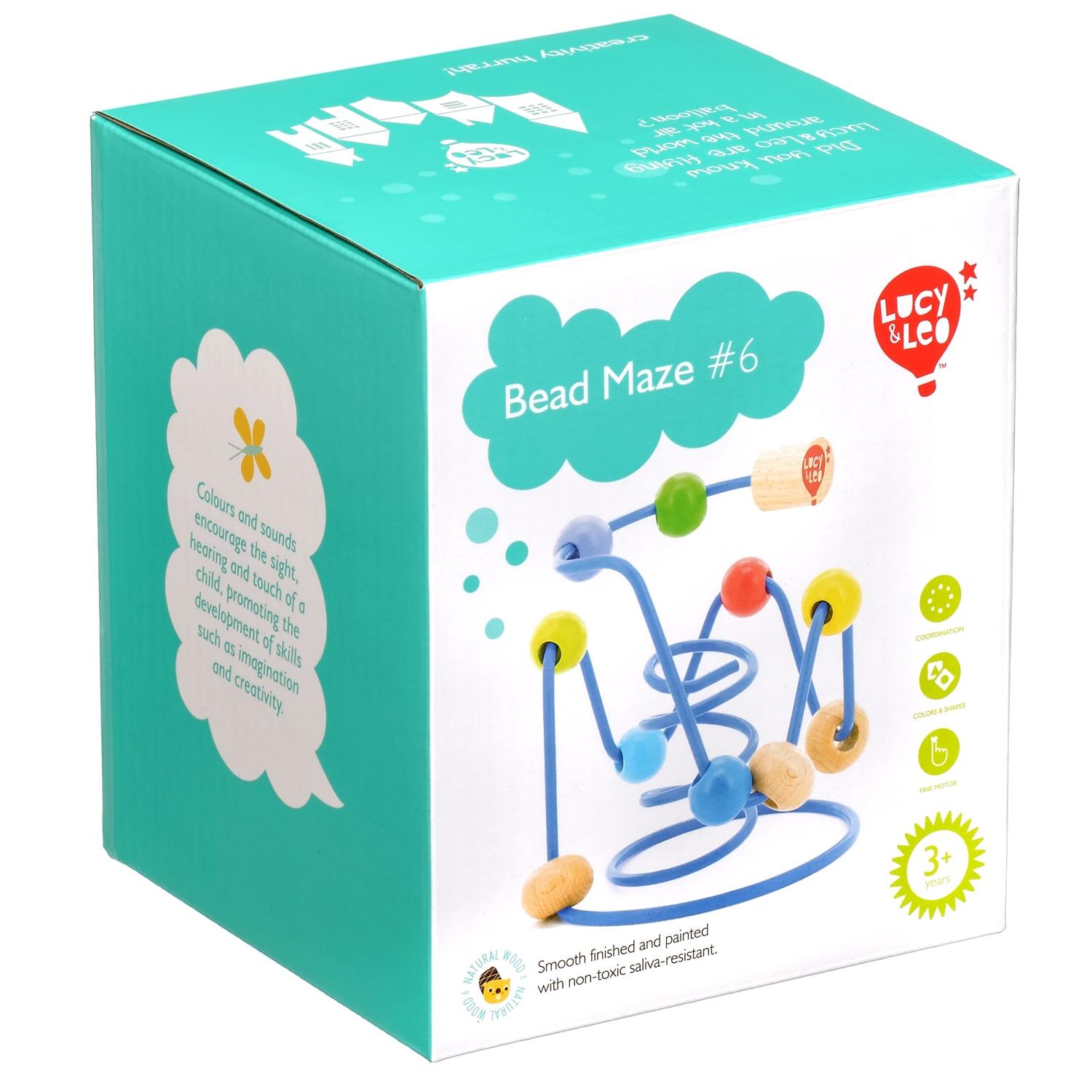 Lucy And Leo Wooden Bead Maze