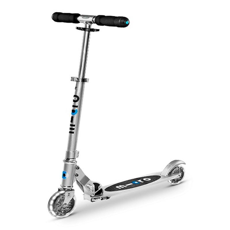 Micro Scooter Sprite Silver Matt Led