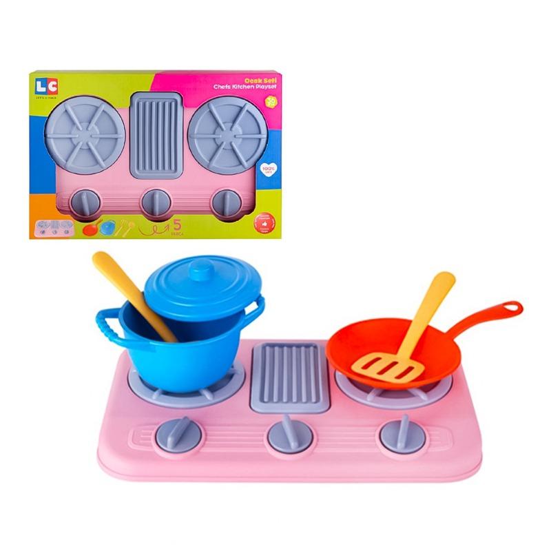 ليتس بي تشايلد - مجموعة لعب أدوات الطبخ