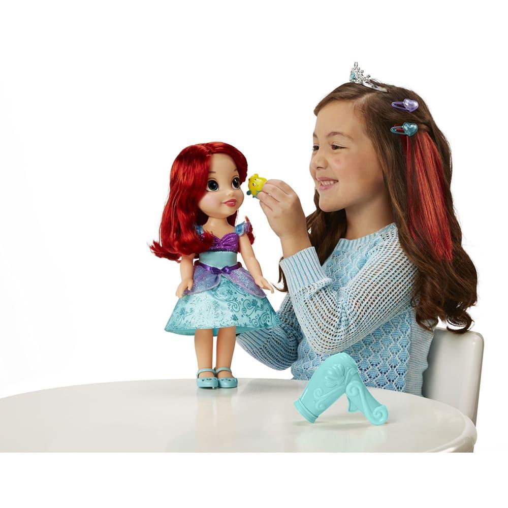 دمية الأميرة آرييل وشعرها المدهش