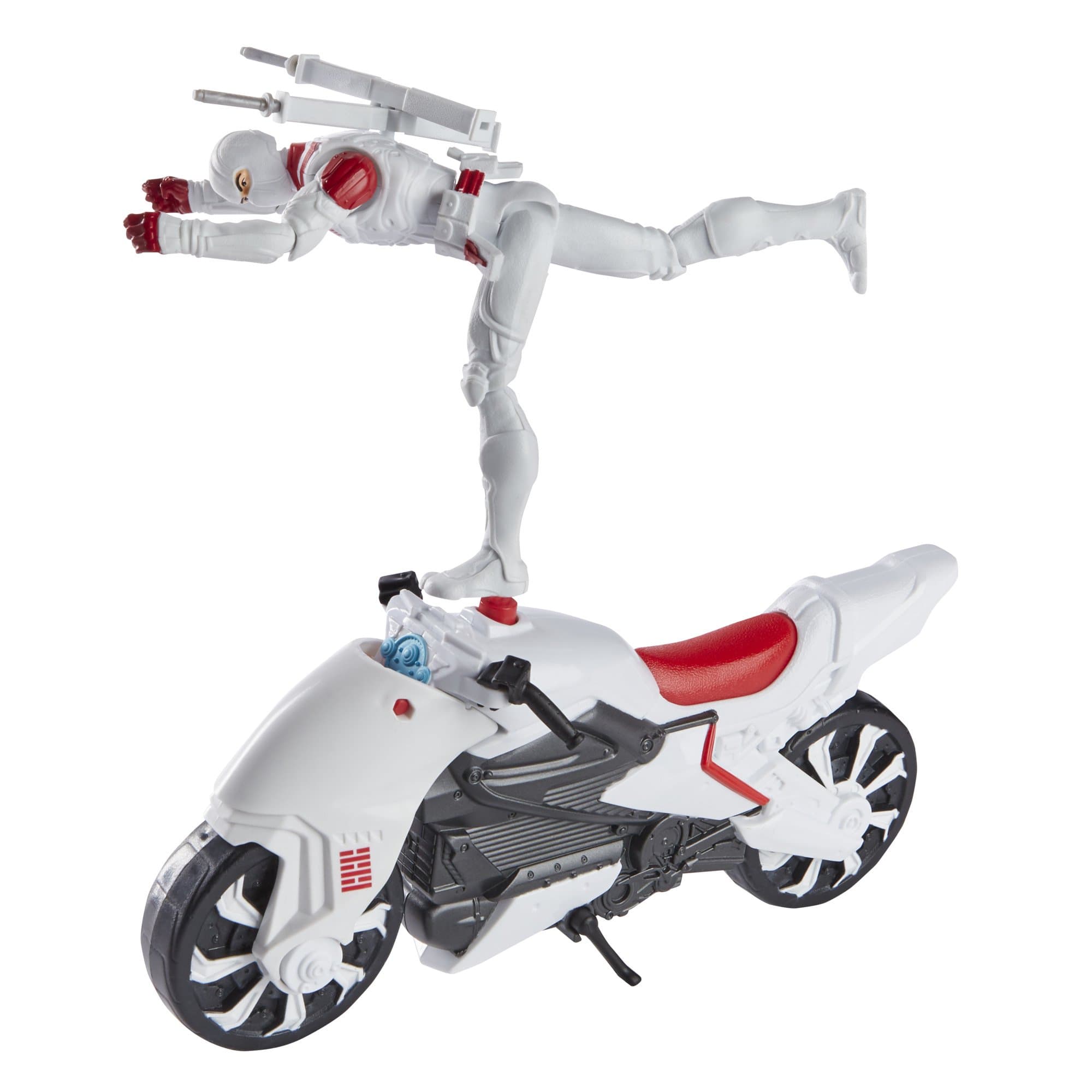 Ninja Storm Shadow Figure With Motorcycle Vehicle