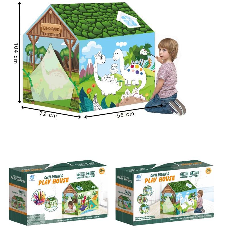 Dinosaur Graffiti Tent