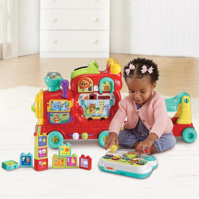 في تك بيبي - القطار الترفيهي والتعليمي بتصميم الفيل 4 في 1