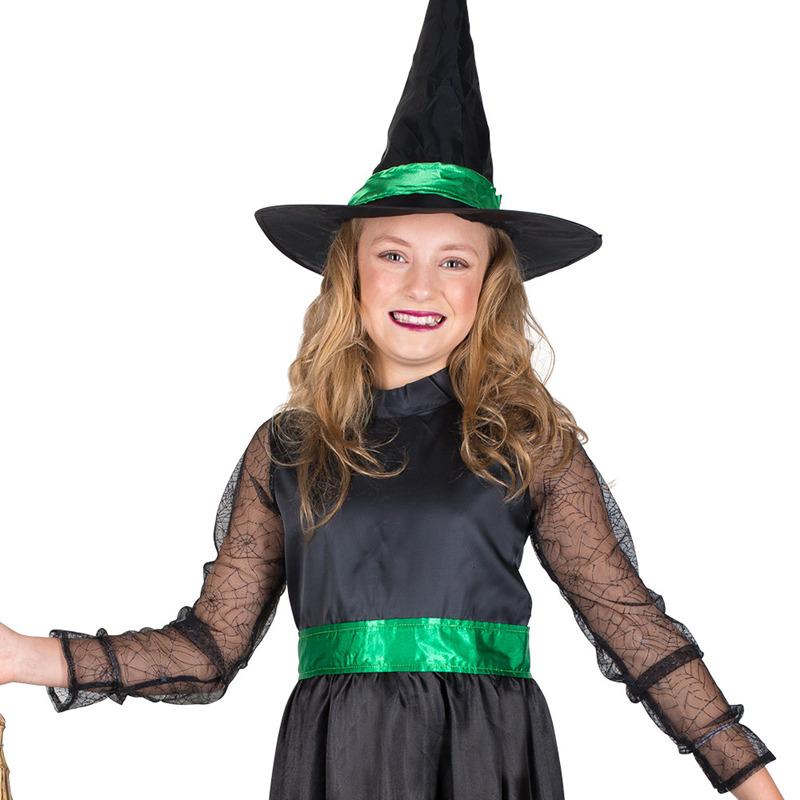Mad Toys - Witch Long Dress Halloween Child Costumes - Medium