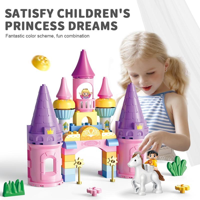 Feelo Princess Castle Building Blocks Set for Kids | 43 Pieces