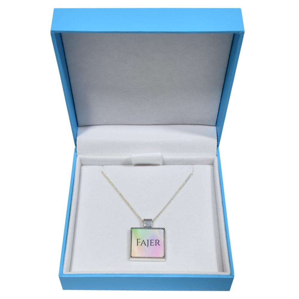 Rainbow - Square Pendant
