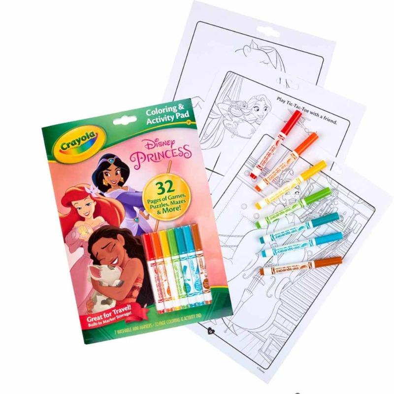 Crayola Disney Princess Color & Activity Book – Creative Fun Set