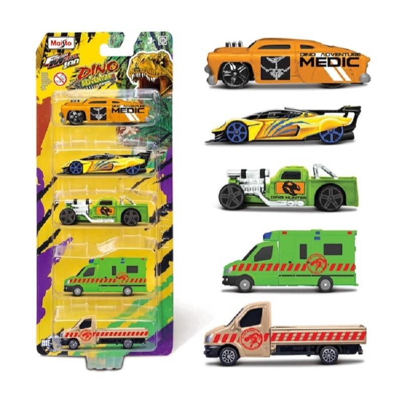 Maisto Dino Adventure Vehicles 5 Pack