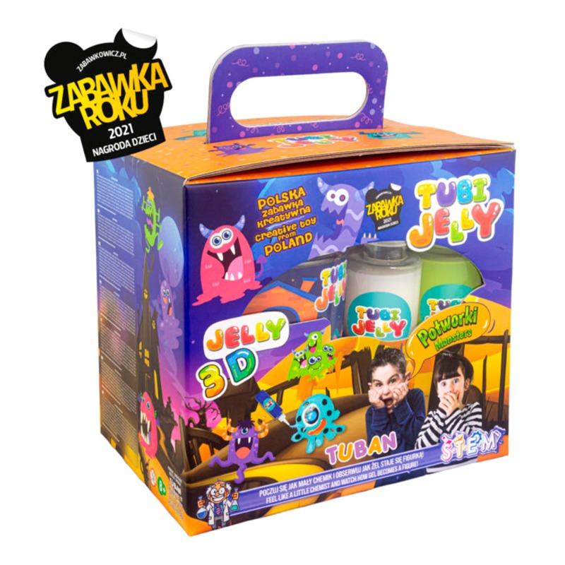 Tuban Topi Jelly Set with Mini Monster Fish Tank - 6 Colors